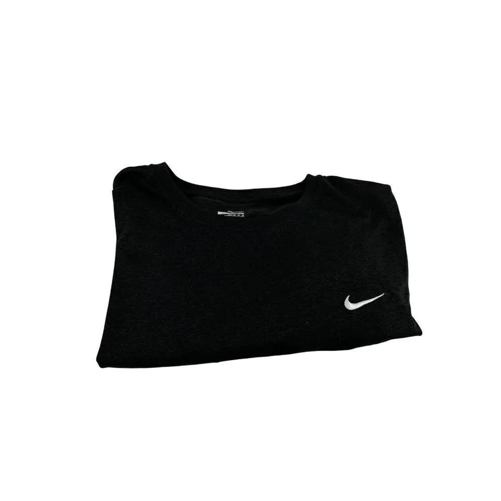 * Nike FitDRY Crew Neck Short Sleeve Black Size Medium